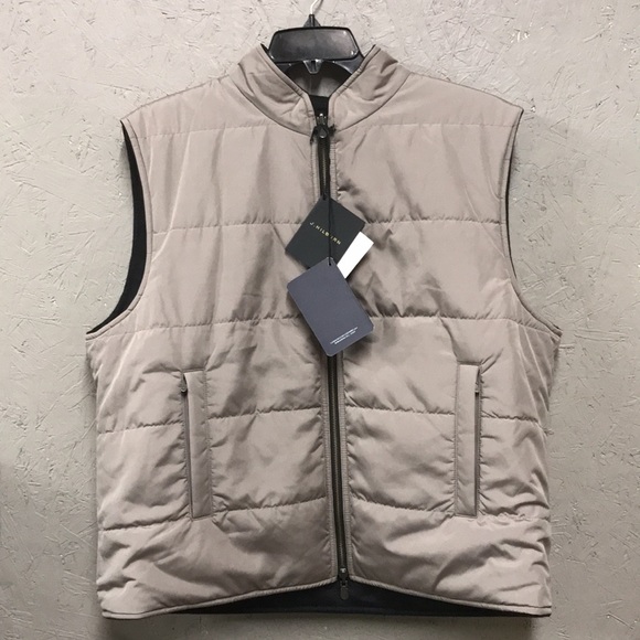 J. Hilburn 100% Cashmere Outer Quilted Vest NWT - Picture 4 of 6